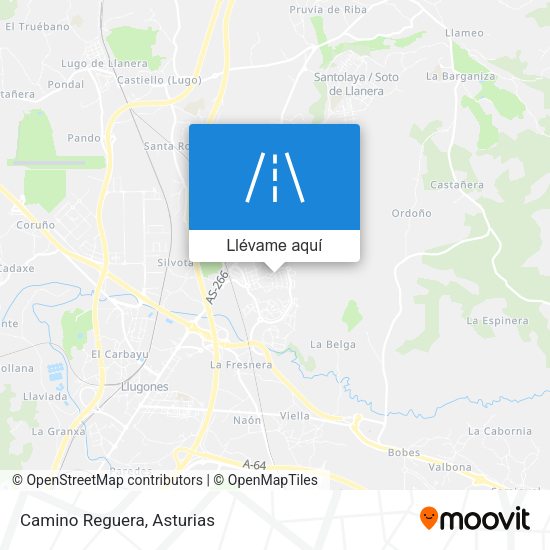 Mapa Camino Reguera