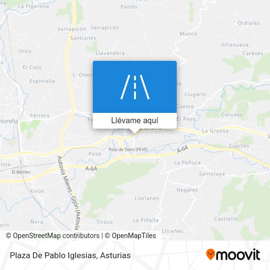Mapa Plaza De Pablo Iglesias