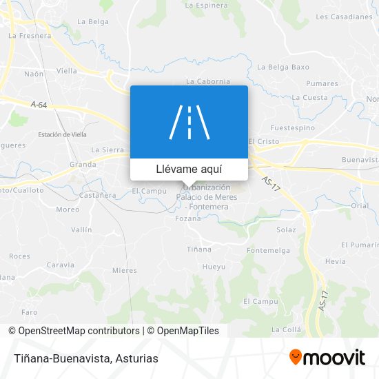 Mapa Tiñana-Buenavista