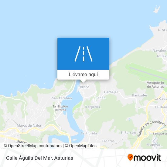 Mapa Calle Águila Del Mar