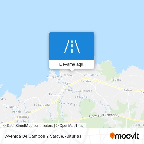 Mapa Avenida De Campos Y Salave