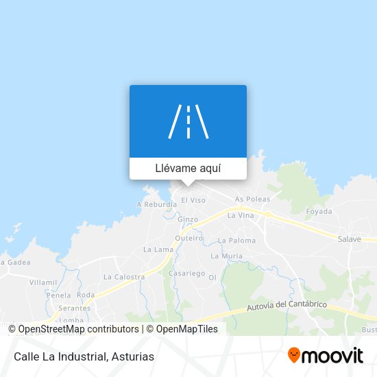 Mapa Calle La Industrial