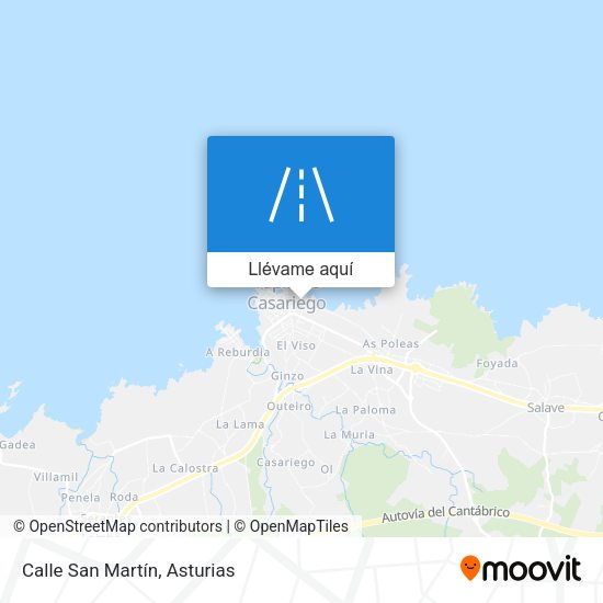 Mapa Calle San Martín