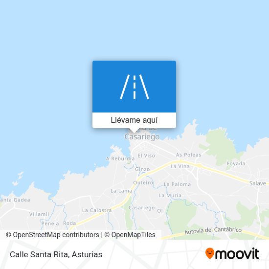 Mapa Calle Santa Rita