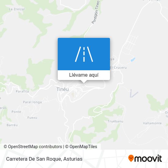 Mapa Carretera De San Roque