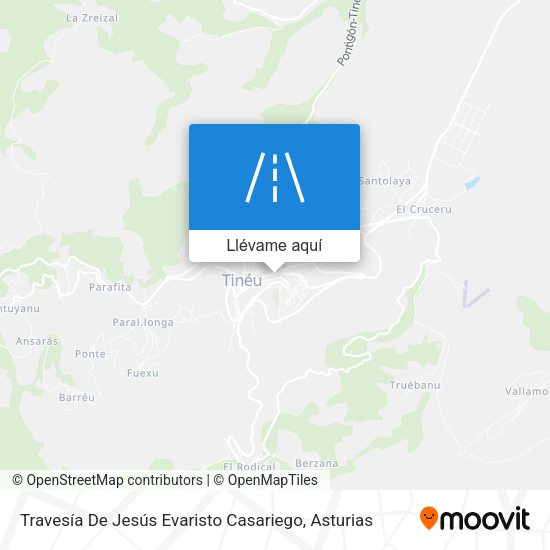 Mapa Travesía De Jesús Evaristo Casariego
