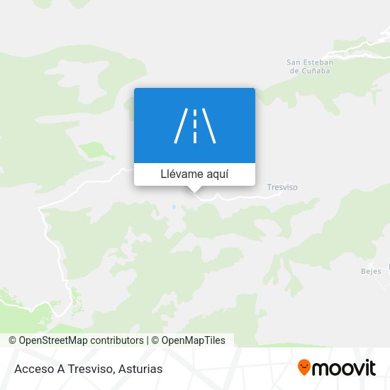 Mapa Acceso A Tresviso
