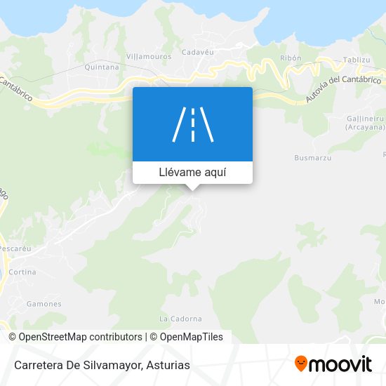 Mapa Carretera De Silvamayor