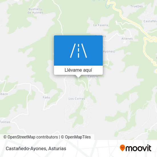 Mapa Castañedo-Ayones