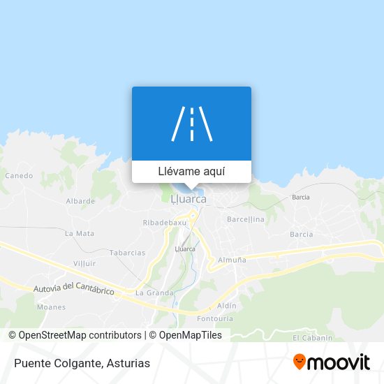 Mapa Puente Colgante