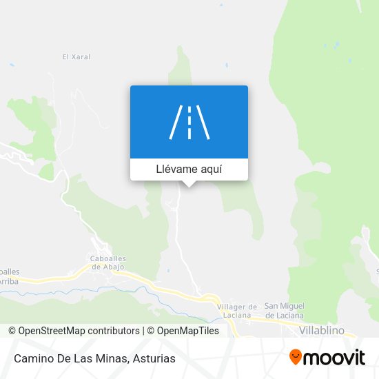 Mapa Camino De Las Minas