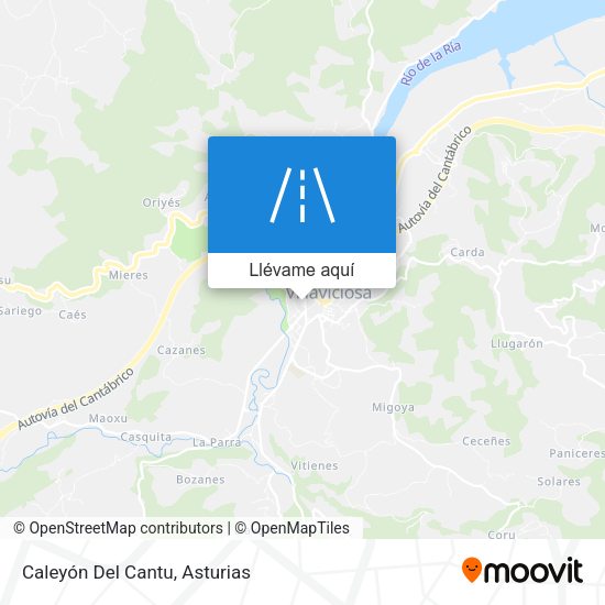 Mapa Caleyón Del Cantu