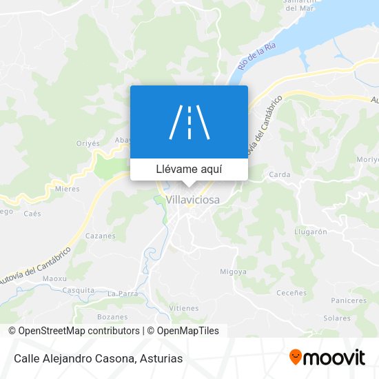 Mapa Calle Alejandro Casona