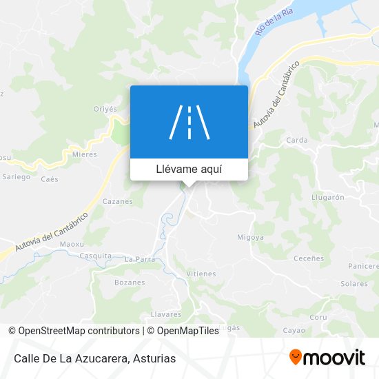 Mapa Calle De La Azucarera