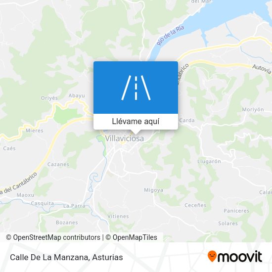 Mapa Calle De La Manzana