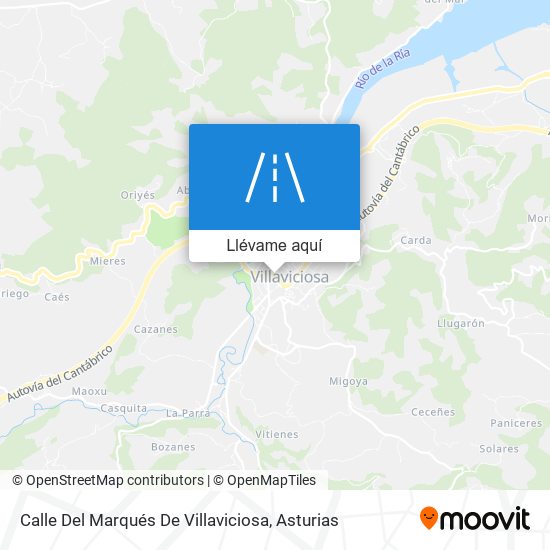 Mapa Calle Del Marqués De Villaviciosa