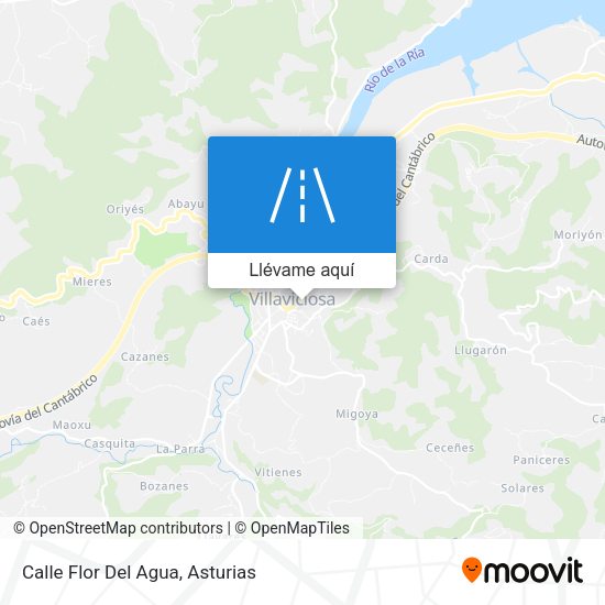 Mapa Calle Flor Del Agua