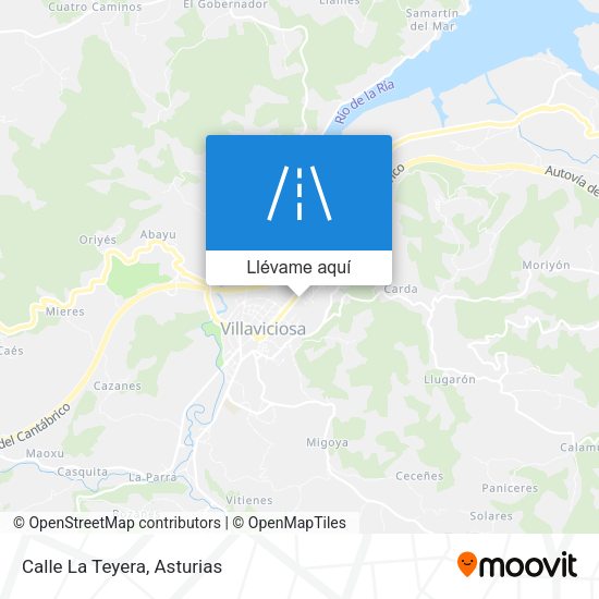 Mapa Calle La Teyera