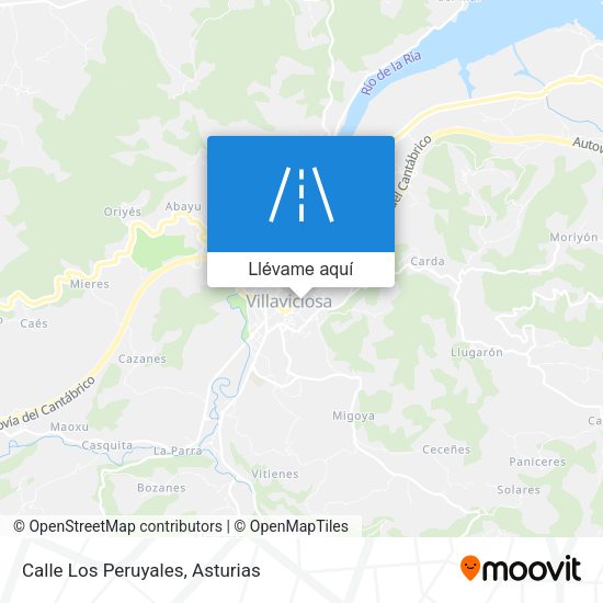 Mapa Calle Los Peruyales