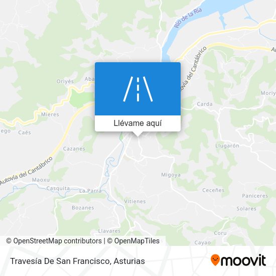 Mapa Travesía De San Francisco