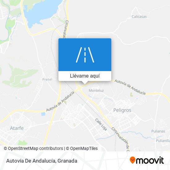 Mapa Autovía De Andalucía
