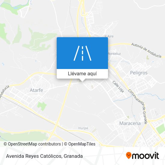 Mapa Avenida Reyes Católicos