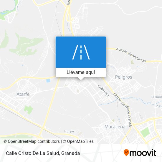 Mapa Calle Cristo De La Salud