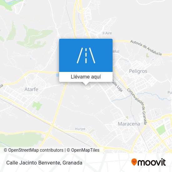 Mapa Calle Jacinto Benvente