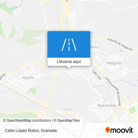 Mapa Calle López Rubio