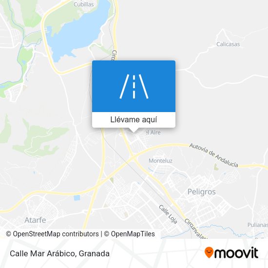 Mapa Calle Mar Arábico