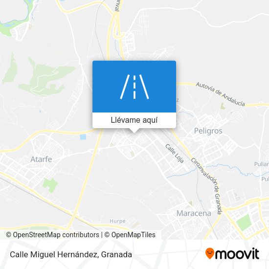 Mapa Calle Miguel Hernández