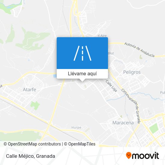 Mapa Calle Méjico