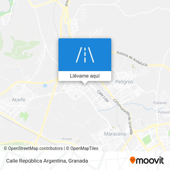 Mapa Calle República Argentina