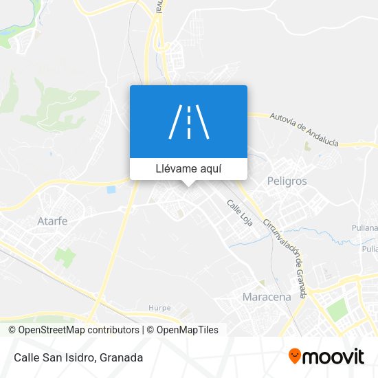 Mapa Calle San Isidro