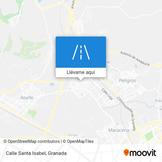 Mapa Calle Santa Isabel