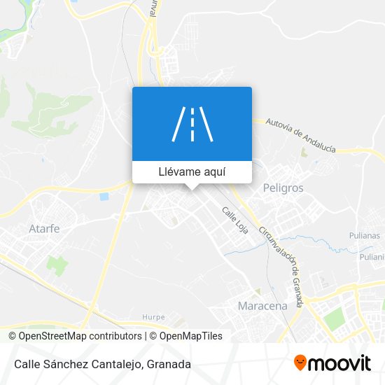 Mapa Calle Sánchez Cantalejo