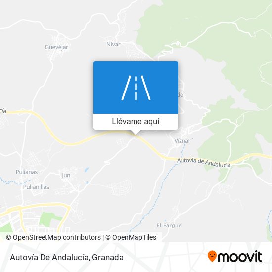 Mapa Autovía De Andalucía