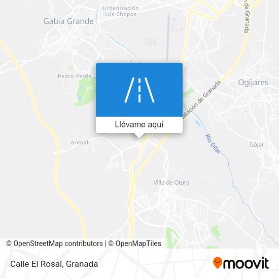 Mapa Calle El Rosal