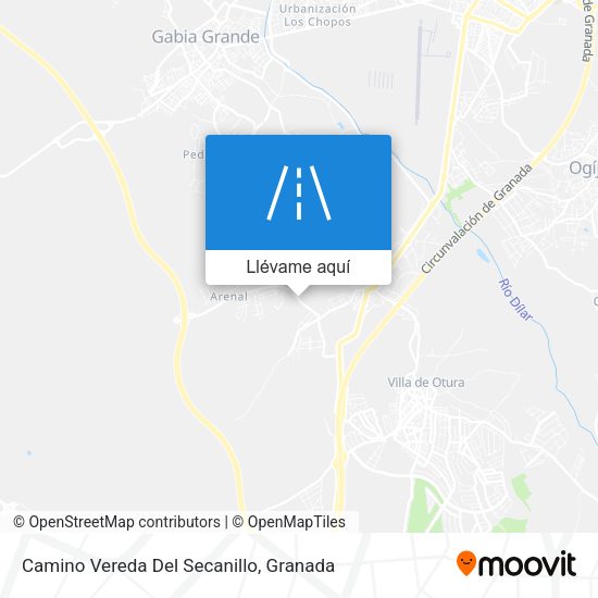 Mapa Camino Vereda Del Secanillo