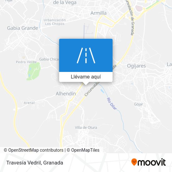 Mapa Travesía Vedril