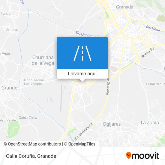 Mapa Calle Coruña