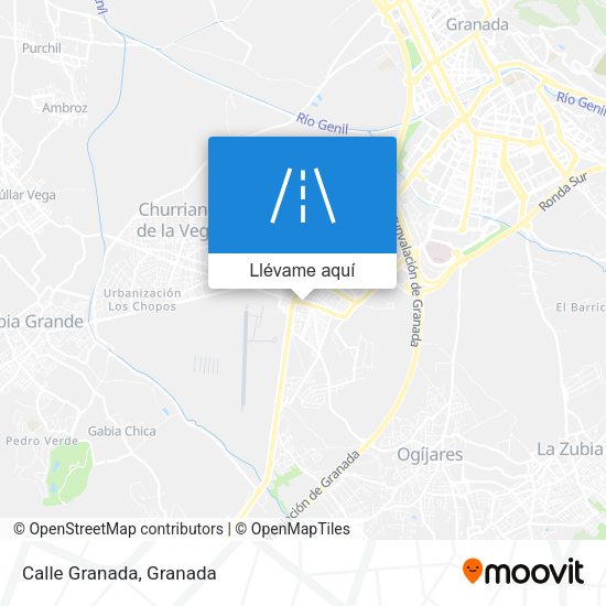 Mapa Calle Granada