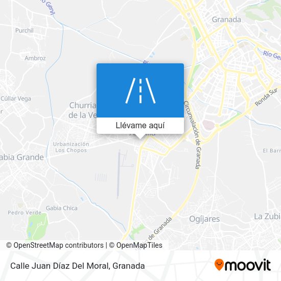 Mapa Calle Juan Díaz Del Moral