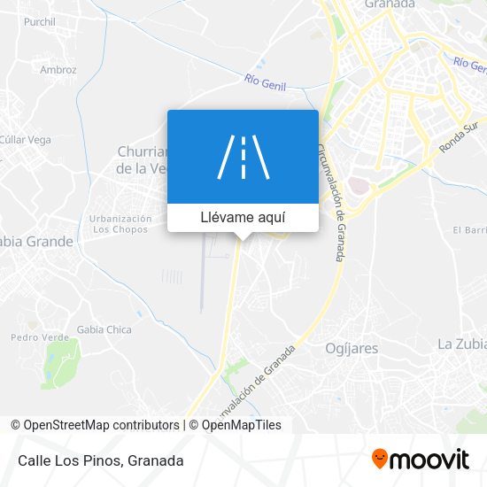 Mapa Calle Los Pinos