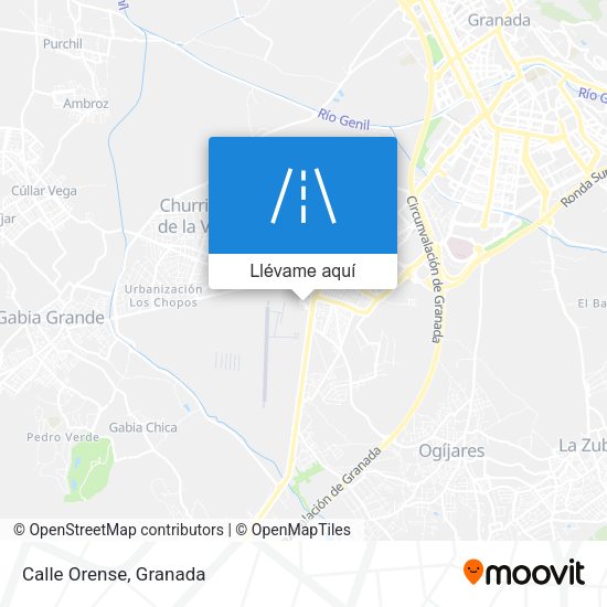 Mapa Calle Orense