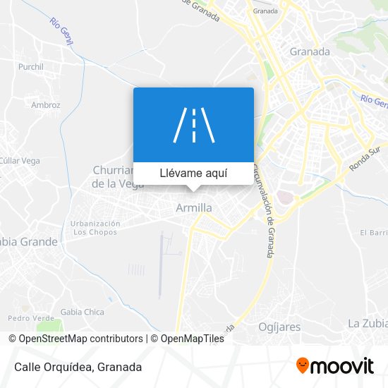 Mapa Calle Orquídea