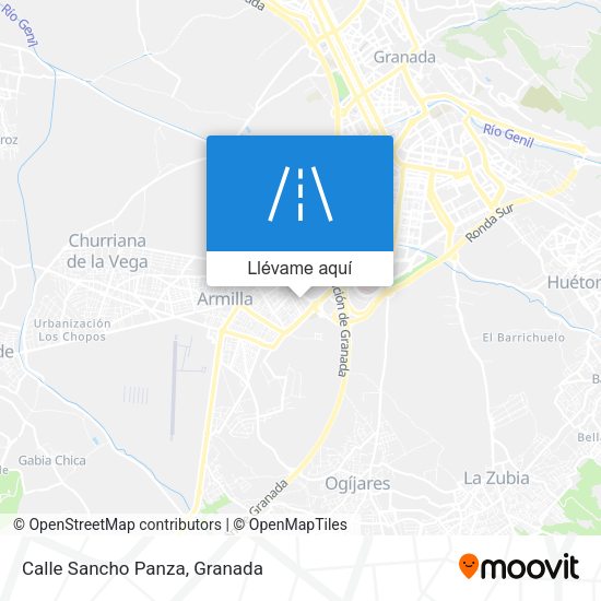 Mapa Calle Sancho Panza