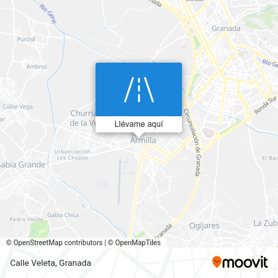 Mapa Calle Veleta