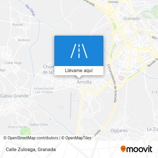 Mapa Calle Zuloaga
