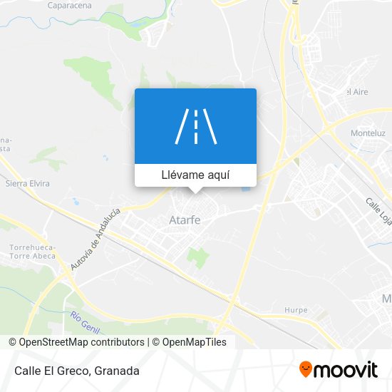 Mapa Calle El Greco